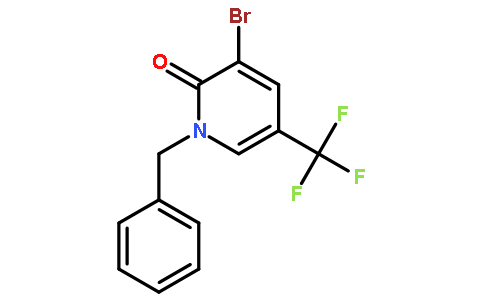 1-苄基-3-溴-5-(三氟甲基)吡啶-2(1H)-酮