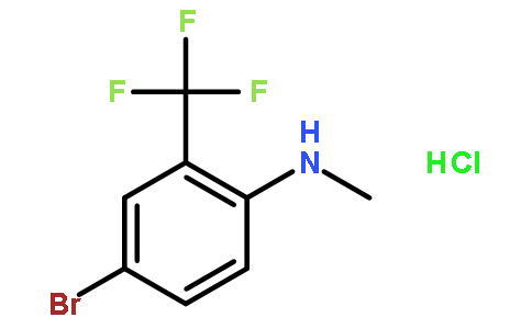 4-溴-N-甲基-2-(三氟甲基)苯胺盐酸盐