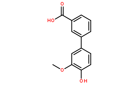 4’-羥基-3’-甲氧基聯(lián)苯-3-羧酸