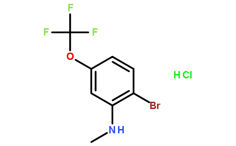 2-溴-N-甲基-5-(三氟甲氧基)苯胺鹽酸鹽
