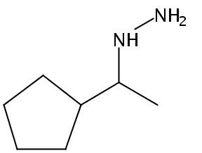 (1-CYCLOPENTYLETHYL)HYDRAZINE