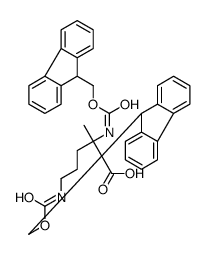 2,5-bis(9H-fluoren-9-ylmethoxycarbonylamino)-2-methyl-pentanoic a cid