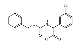 DL-Benzyloxycarbonylamino-[3-chlor-phenyl]-essigsaeure