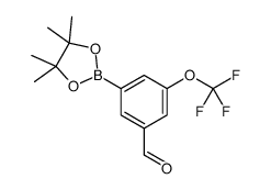 3-(4,4,5,5-Tetramethyl-1,3,2-dioxaborolan-2-yl)-5-(trifluorometho xy)benzaldehyde