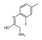 2-amino-N-(2-fluoro-4-methylphenyl)acetamide