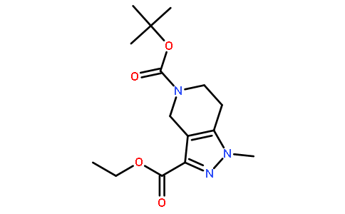 5-叔丁基 3-乙基 1-甲基-1,4,6,7-四氢-5H-吡唑并[4,3-c]吡啶-3,5-二羧酸