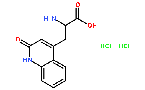 2-氨基-3-(1,2-二氢-2-氧代-4-喹啉基)丙酸二盐酸盐