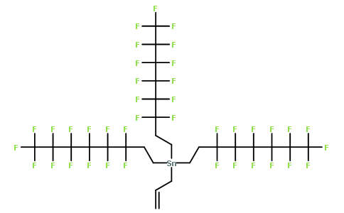 烯丙基三(3,3,4,4,5,5,6,6,7,7,8,8,8-十三氟辛基)锡烷