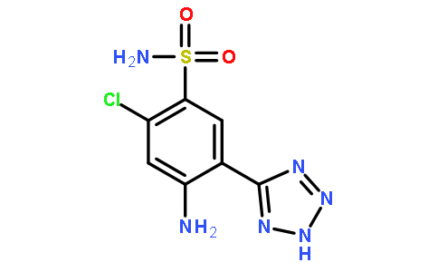 4-氨基-2-氯-5(1H-四唑-5-基)苯磺酰胺