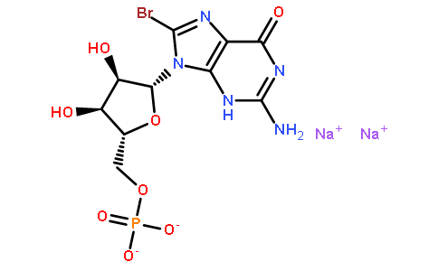 8-溴鸟苷 5-单磷酸酯钠