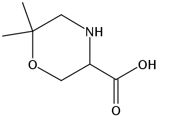 6,6-dimethylmorpholine-3-carboxylic acid