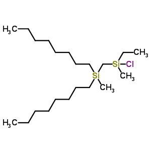 2-(二正辛基甲基硅基)乙基二甲基氯硅烷