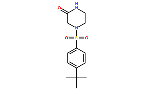 4-(4-叔丁基苯基磺酰基)哌嗪-2-酮
