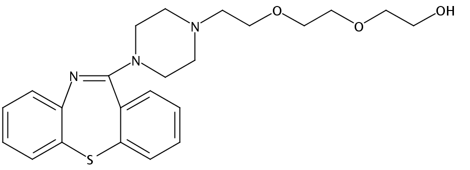 2-(2-(2-(4-(Dibenzo[b,f][1,4]thiazepin-11-yl)piperazin-1-yl)ethoxy)ethoxy)ethanol dihydrochloride