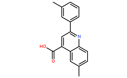 6-甲基-2-(3-甲基苯基)喹啉-4-羧酸