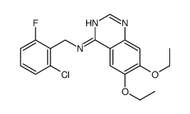 N-[(2-chloro-6-fluorophenyl)methyl]-6,7-diethoxyquinazolin-4-amine