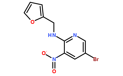 5-溴-2-(呋喃-2-甲基氨基)-3-硝基吡啶