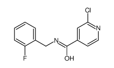 2-Chloro-N-(2-fluorobenzyl)isonicotinamide