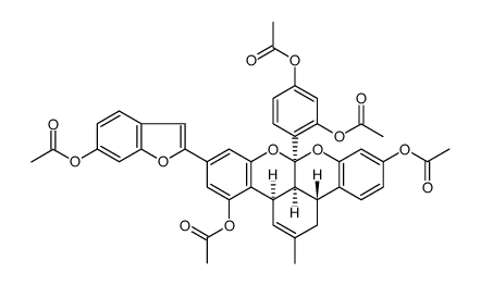 Mulberrofuran G pentaacetate