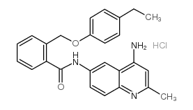 N-(4-氨基-2-甲基-6-喹啉基)-2-[(4-乙基苯氧基)甲基]苯甲酰胺盐酸盐