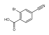 Benzoic acid, 2-​bromo-​4-​cyano