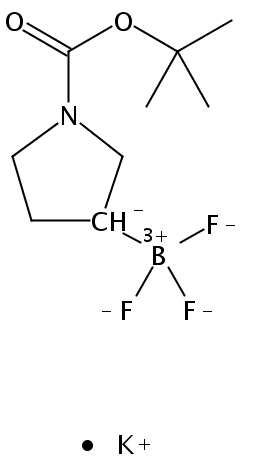 Potassium trifluoro(1-{[(2-methyl-2-propanyl)oxy]carbonyl}-3-pyrr olidinyl)borate(1-)