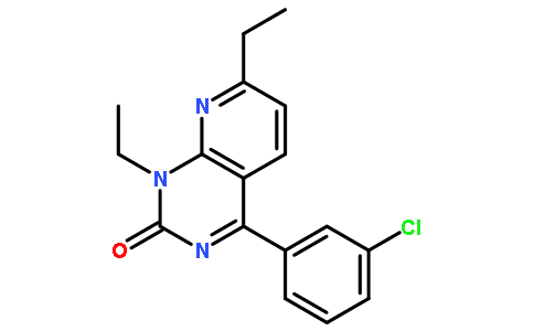 4-(3-氯苯基)-1,7-二乙基吡啶[2,3-d]嘧啶-2(1h)-酮