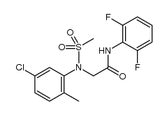 Acetamide, 2-​[(5-​chloro-​2-​methylphenyl)​(methylsulfonyl)​amino]​-​N-​(2,​6-​difluorophenyl)​-