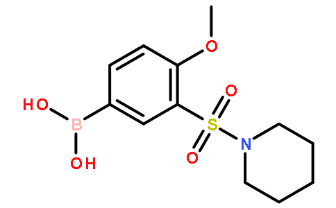 4-甲氧基-3-(1-哌啶基磺酰基)苯硼酸