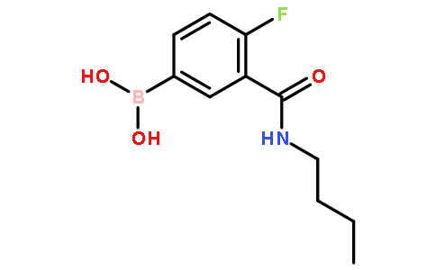 3-(N-丁基氨甲酰基)-4-氟苯基硼酸