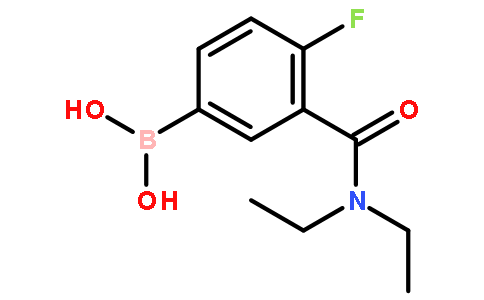 3-(二乙基氨甲酰基)-4-氟苯基硼酸