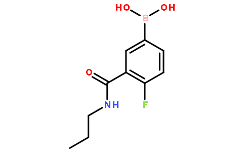 4-氟-3-(N-丙基氨甲酰基)苯基硼酸