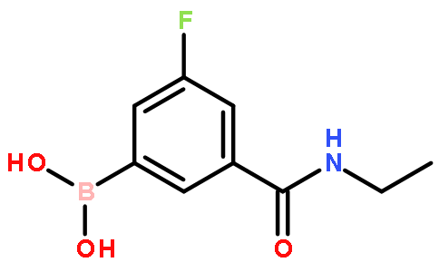 5-乙基氨甲酰基-3-氟苯硼酸