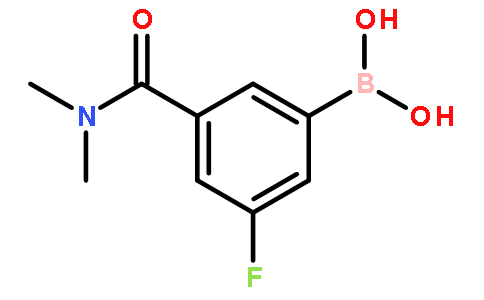 5-(二甲基氨甲酰基)-3-氟苯基硼酸