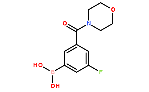 3-氟-5-(吗啉-4-羰基)苯基硼酸