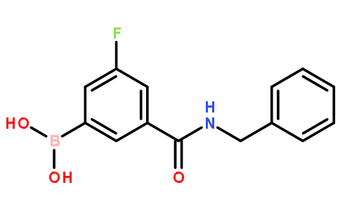 3-(苄基氨甲酰基)-5-氟苯基硼酸