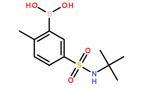 N-叔丁基-3-硼-4-甲基苯磺酰胺