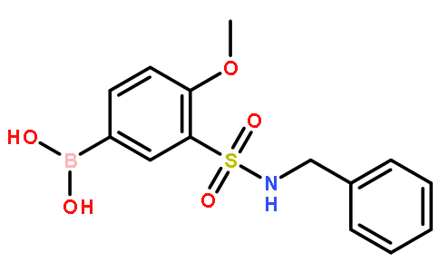 3-苄基磺酰胺基-4-甲氧基苯硼酸
