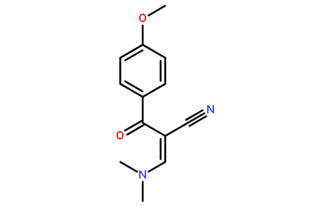 2-[(二甲基氨基)亚甲基]-3-(4-甲氧基苯基)-3-氧代丙腈