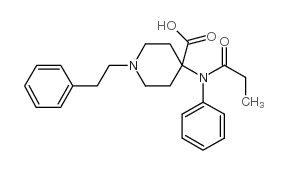 4-[(1-氧丙基)苯胺]-4-哌啶羧酸