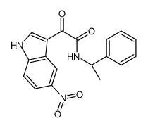 2-(5-Nitro-1H-indol-3-yl)-2-oxo-N-[(1R)-1-phenylethyl]acetamide
