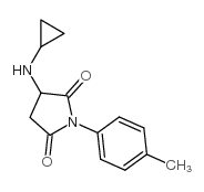 3-(cyclopropylamino)-1-(4-methylphenyl)pyrrolidine-2,5-dione