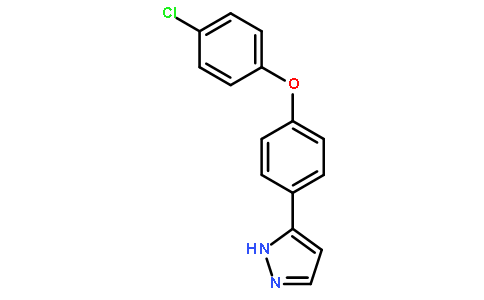5-(4-(4-氯苯氧基)苯基)-1H-吡唑