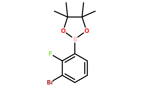 2-(3-溴-2-氟苯基)-4,4,5,5-四甲基-1,3,2-二氧硼戊烷