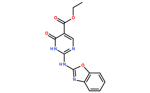2-(2-苯并噁唑氨基)-1,4-二氢-4-氧代-5-嘧啶羧酸乙酯