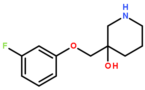3-((3-氟苯氧基)甲基)哌啶-3-醇