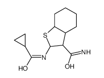 2-(cyclopropanecarbonylamino)-2,3,3a,4,5,6,7,7a-octahydro-1-benzothiophene-3-carboxamide