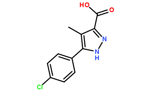 5-(4-Chlorophenyl)-4-methyl-1H-pyrazole-3-carboxylic acid