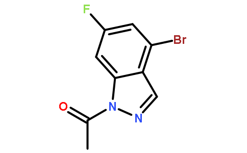 1-(4-溴-6-氟-1H-吲唑-1-基)乙酮