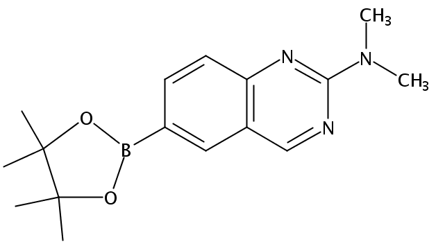 N,N-二甲基-6-(4,4,5,5-四甲基-1,3,2-二噁硼烷-2-基)喹唑啉-2-胺